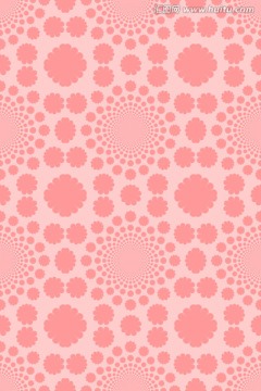 粉色花纹图案 未分层