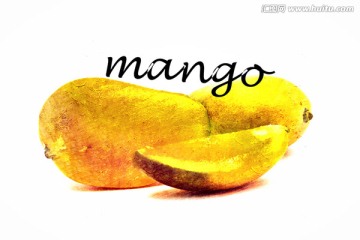 芒果抽象畫
