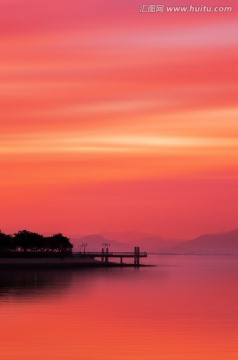 深圳湾朝霞