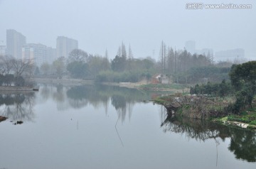 雾霾城市