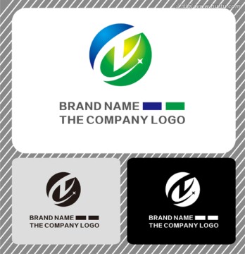 綠色品牌logo