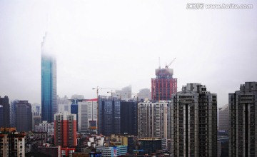 城市烟雨