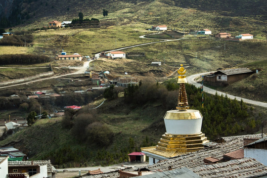 甘南郎木寺旅游风光