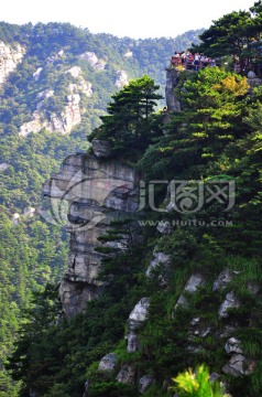 庐山 锦绣谷 山峰 凭栏 远眺