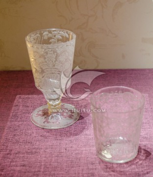 波西米亚玻璃酒杯 玻璃杯
