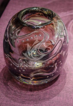 瑞典玻璃章鱼花瓶 玻璃工艺