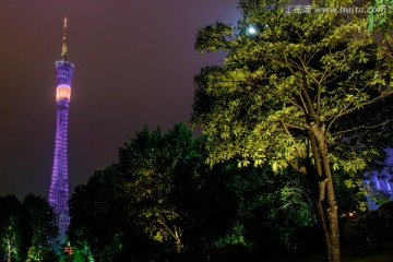广州塔夜景