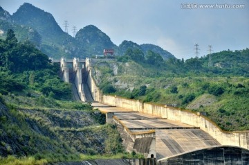 天生桥水电站泄洪道