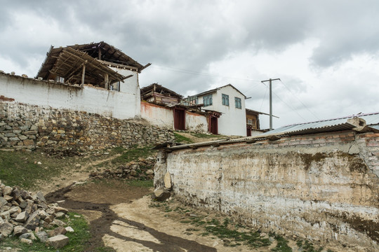 甘南郎木寺旅游民间建筑景观