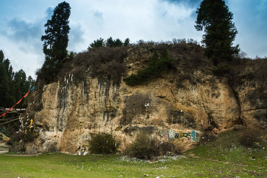 甘南郎木寺大峡谷山林风景区