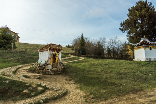 甘南藏地建筑景观