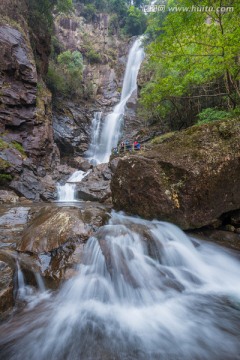 瀑布 泉水 山泉