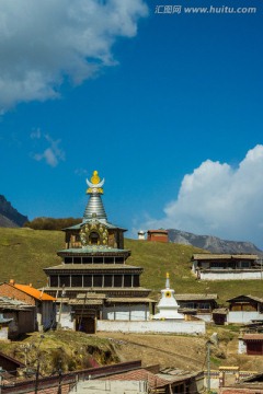 郎木寺建筑景观