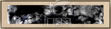 黑白畫(huà) 中式風(fēng)格 黑白裝飾畫(huà)