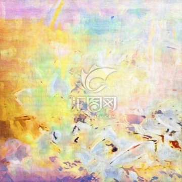 油畫抽象 色塊抽象畫