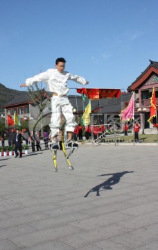 少林寺 腾空运动表演