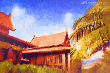 泰國(guó)裝飾畫