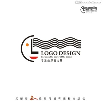 美發(fā)標志 概念標志