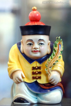 瓷塑清朝人物