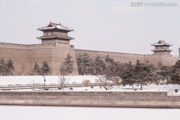 大同市新建古城公园 护城河