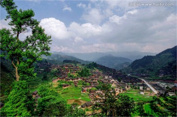 贵州黔东南雷公山西江苗寨