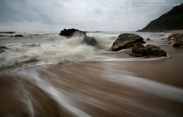 沙滩海浪