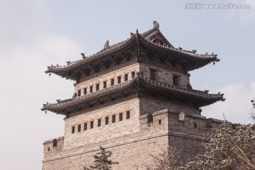 大同市新建古城公园 门楼