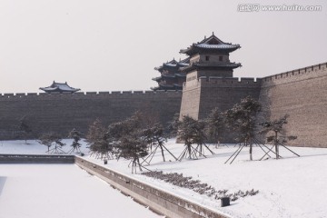 大同市新建古城公园 护城河