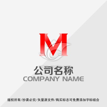 M字母LOGO标志