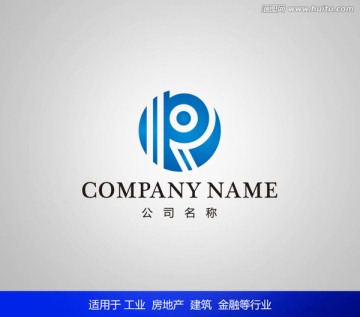 R字母LOGO设计