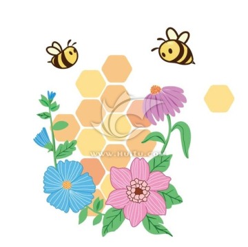 蜜蜂插畫