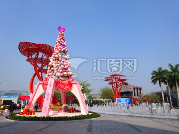 深圳欢乐海岸OCT狂欢广场雕塑