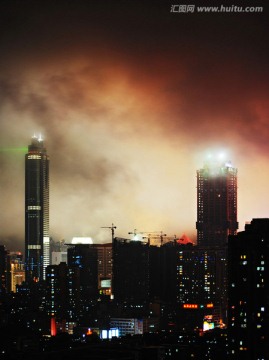 深圳暴雨云