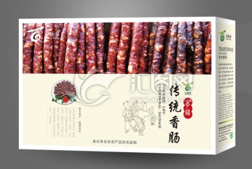 傳統(tǒng)香腸平面展開(kāi)圖
