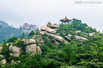 青岛崂山凉亭