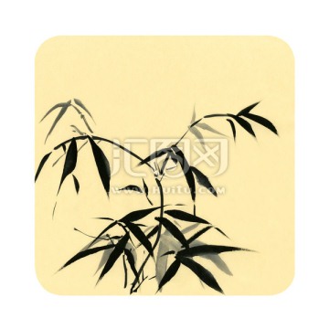 水墨竹子 竹子