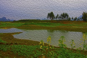 油畫風(fēng)景