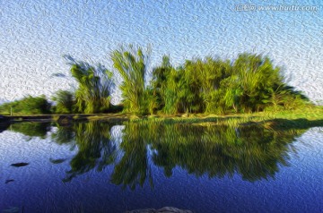 油画 风景