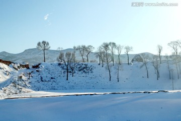 高原冰雪