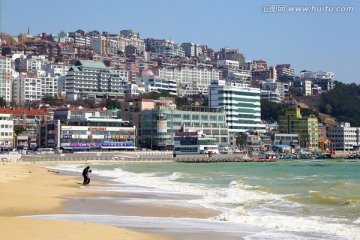 海云台海滩