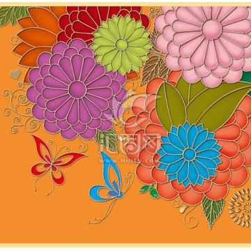 花 蝶戀花 時(shí)尚 時(shí)尚圖案 圖