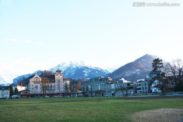 欧洲之旅 雪山下的小乡村