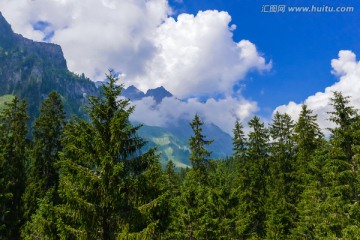 瑞士山林风景
