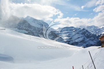 欧洲之旅 阿尔卑斯滑雪场