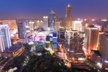 重庆观音桥商圈夜景（高清）