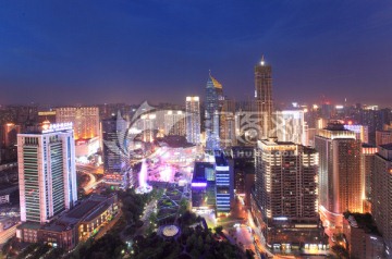 重庆商业中心 观音桥商圈夜景