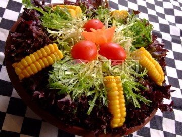 蔬菜拼盘 蔬菜