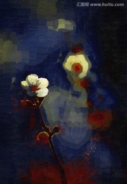 桃花油畫(huà)