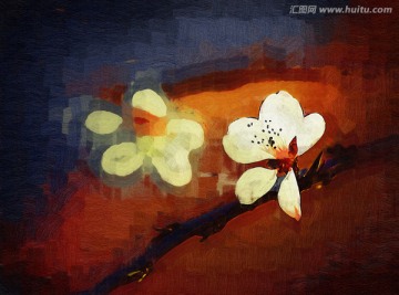 桃花油畫(huà)
