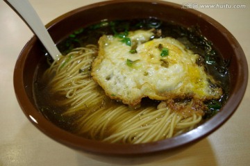 雪菜鸡蛋面 面条